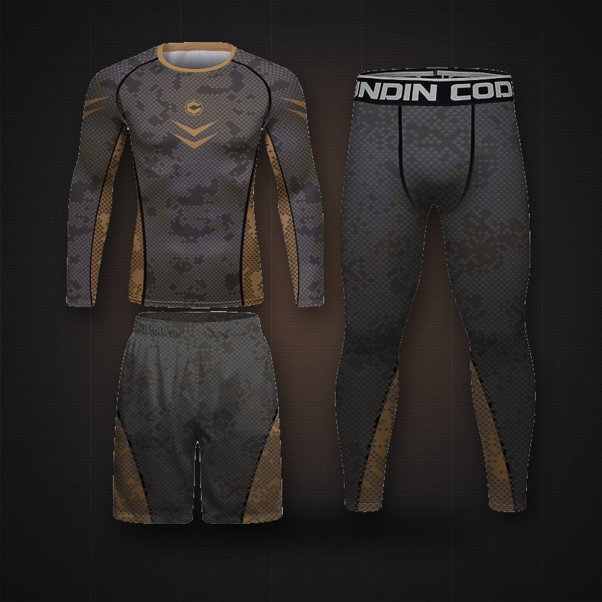 Brown belt Hex Camo full kit