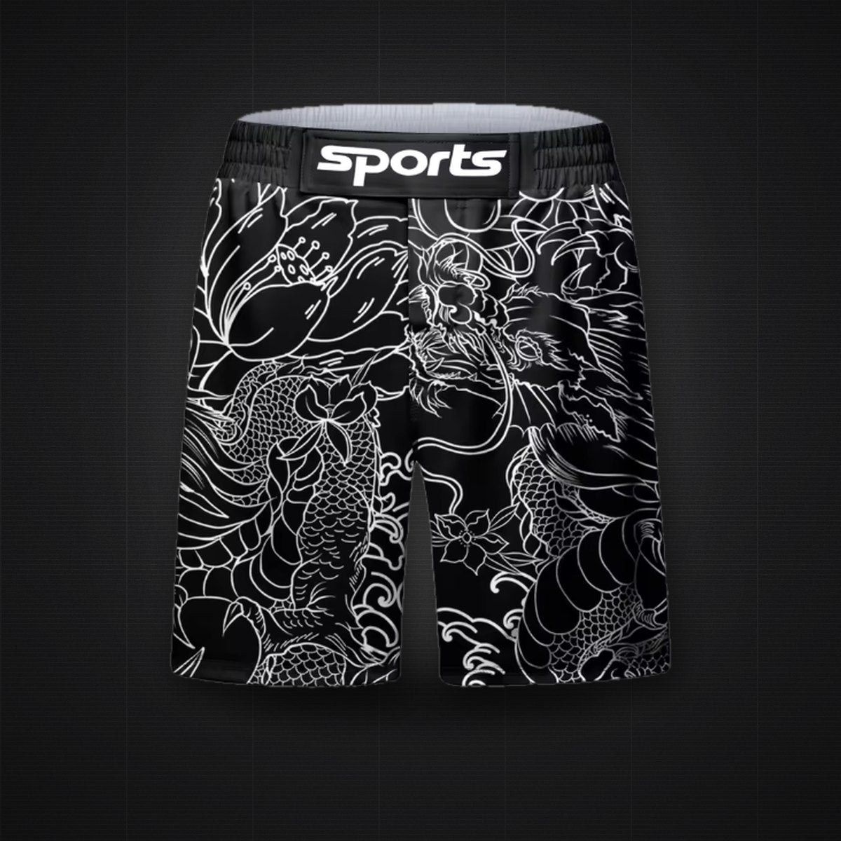 Black Dragon fight shorts