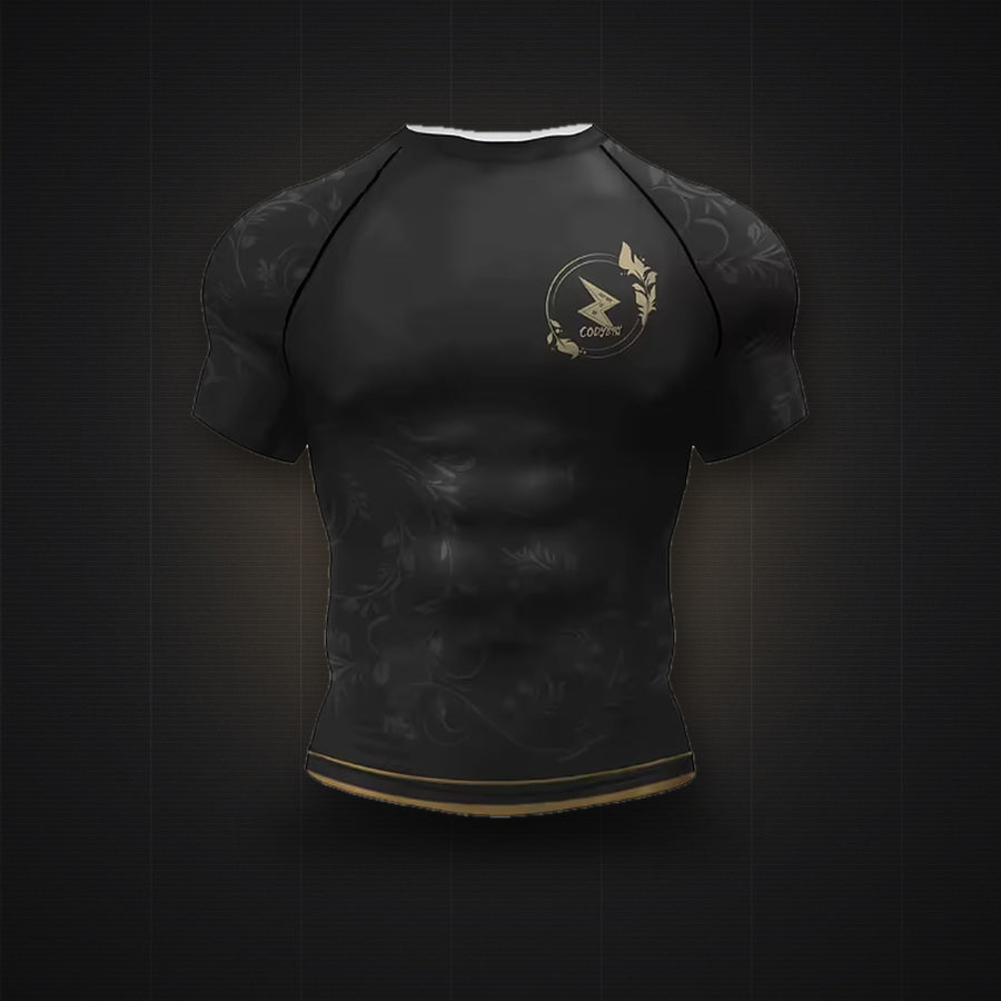 Gold Leaf Rash Guard