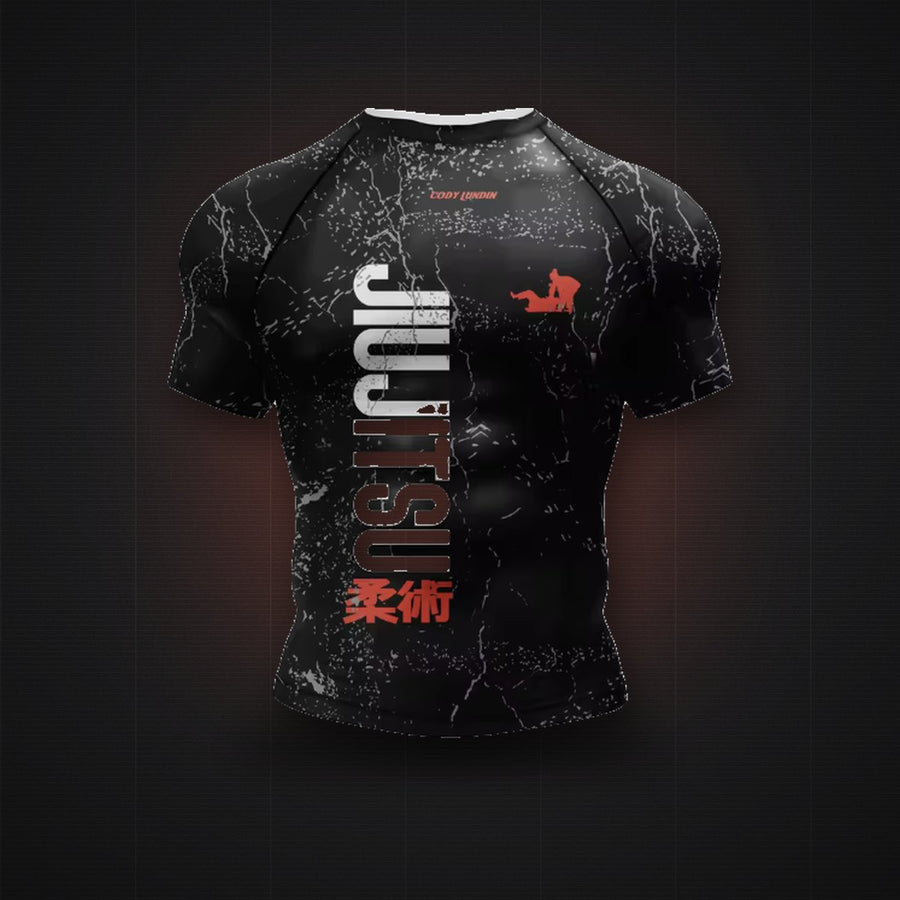 Kanji Grunge Rash Guard